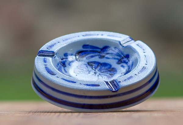 Aschenbecher flach 14 cm Durchmesser