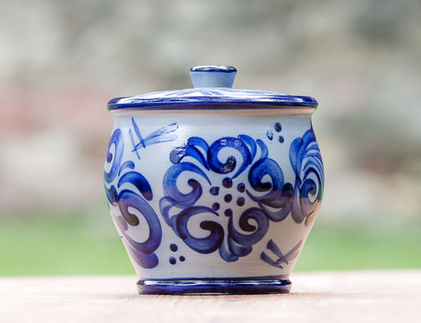 Dose bauchig 1 Liter mit Deckel