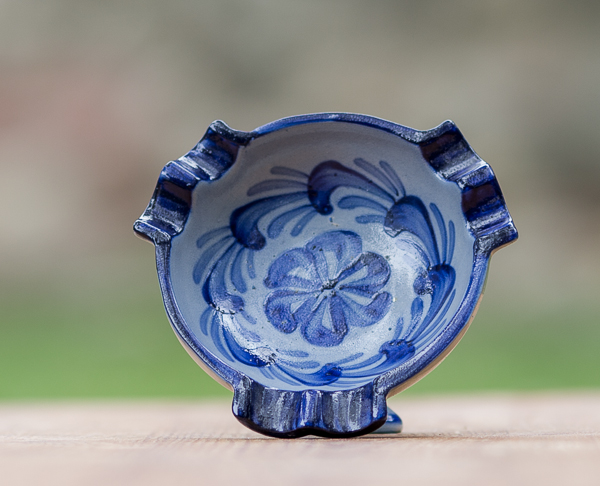 Aschenbecher flach 12,5 cm Durchmesser